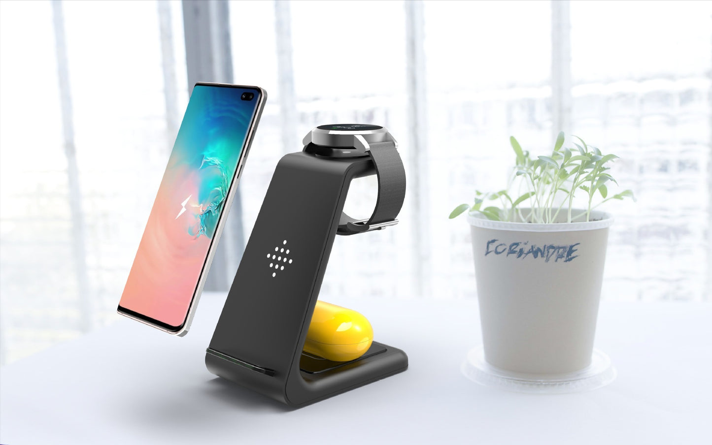 3-in-1 Wireless Charger for Apple Watch, iPhone, and AirPods – Fast Charging Station