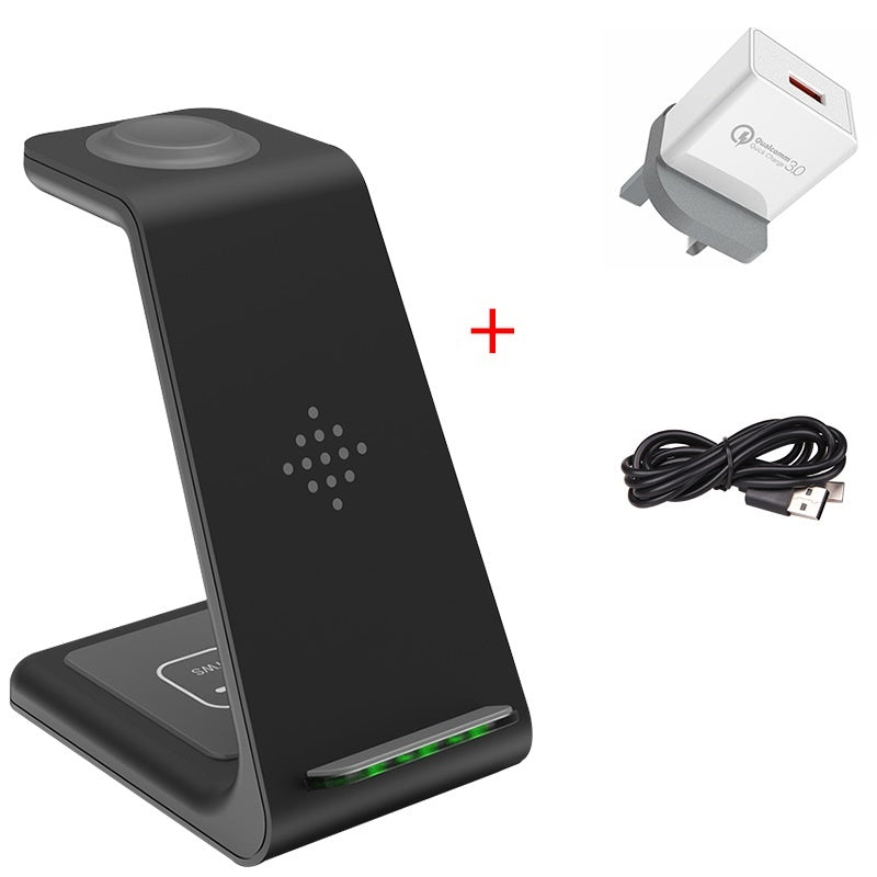 3-in-1 Wireless Charger for Apple Watch, iPhone, and AirPods – Fast Charging Station