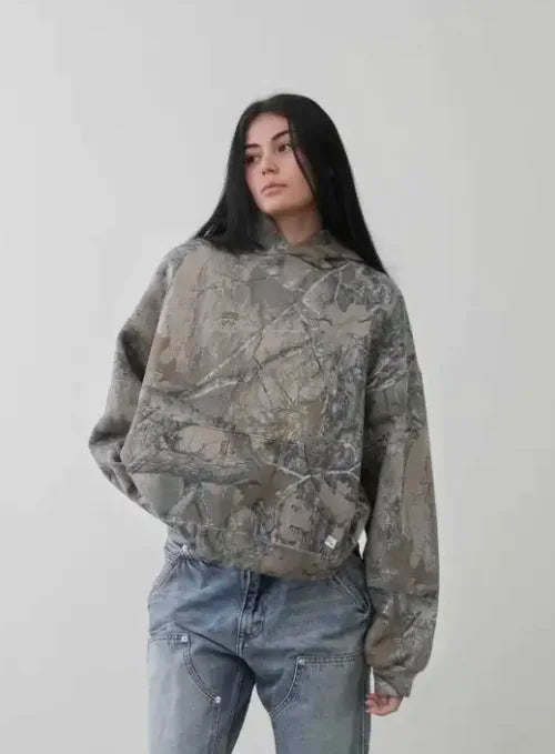 Ladies' CAMO 3D Graphic Hoodie