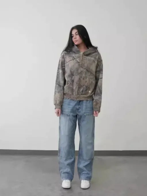 Ladies' CAMO 3D Graphic Hoodie